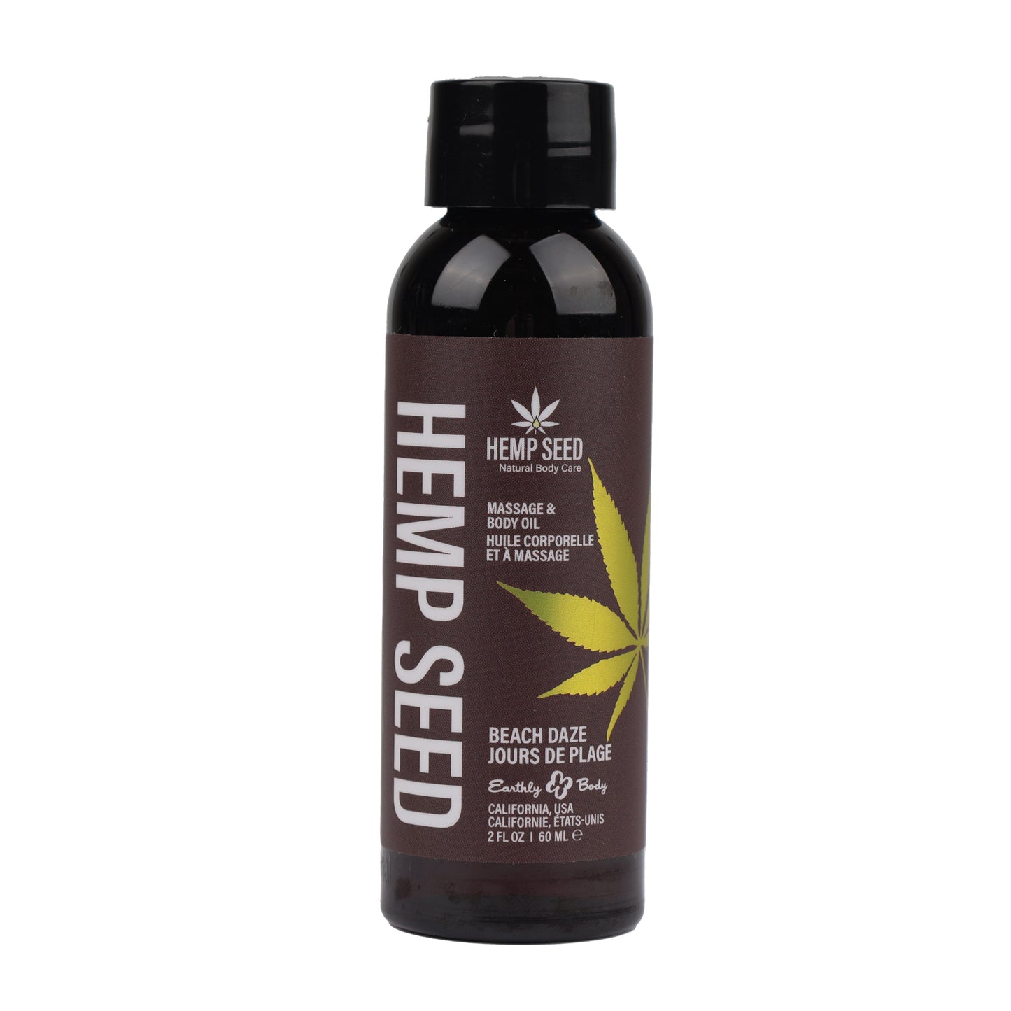 "Hemp Seed Massage and Body Oil - Beach Daze 2 Fl. Oz/ 60ml EB-MAS245"