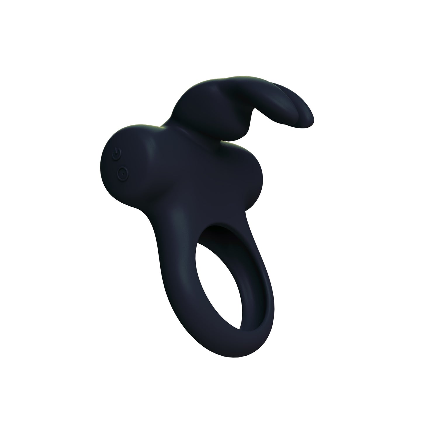 "Ohhh Bunny Frisky Bunny Vibrating Ring - Black Pearl BU-0104"