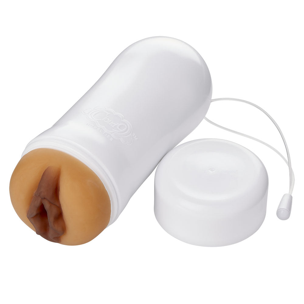 "Pleasure Pussy Pocket Stroker Water Activated - Tan WTC418"