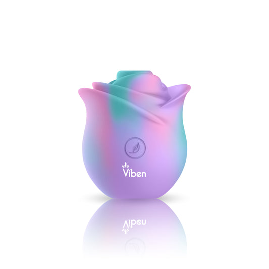 "Zen Rose - Unicorn - Handheld Rose Clitoral and Nipple Stimulator VB-75012"