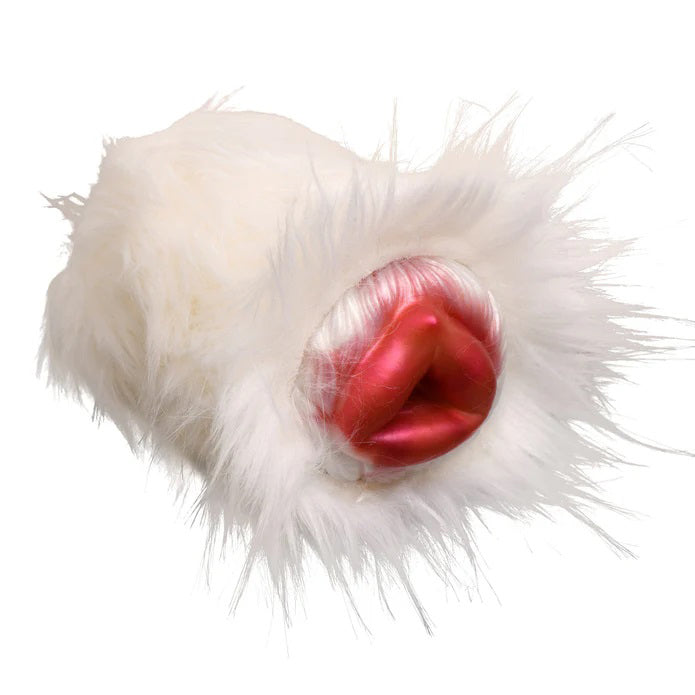 "Snow She-Wolf Silicone Stroker - White CC-AH617"