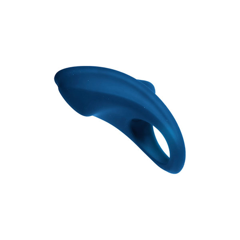 "Over Drive Plus Rechargeable Cock Ring - Blue VI-R0606"