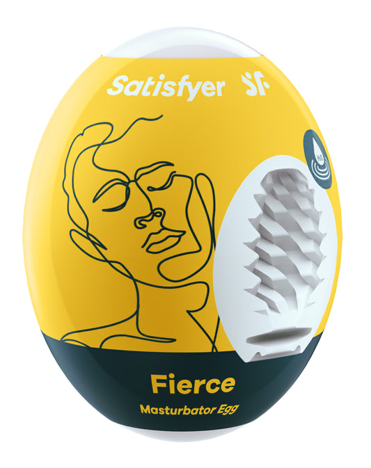 "Satisfyer Masturbator Egg - Fierce - Yellow SAT-9043422"