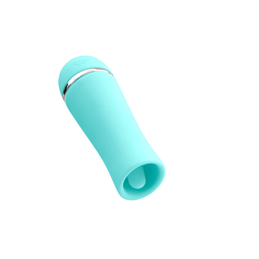 "Liki Rechargeable Flicker Vibe - Tease Me Turqoise VI-F1101"