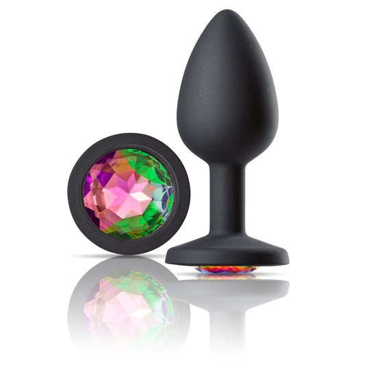 "Cloud 9 Novelties Gems Jeweled Silicone Anal Plug - Small WTC303"