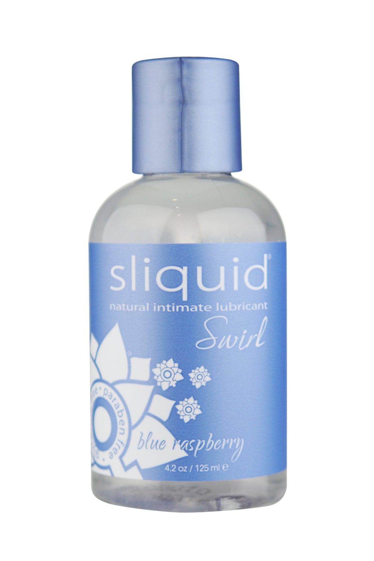 "Naturals Swirl - Blue Raspberry - 4.2 Fl. Oz. (124 ml) SLIQ010"