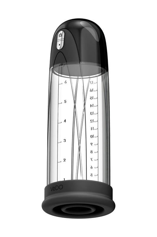 "Pump Rechargeable Vacuum Penis - Just Black VI-S0408"