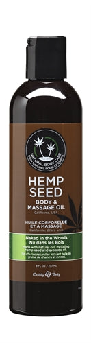 "Hemp Seed Massage and Body Oil - Naked in the Woods - 8 Fl. Oz./ 237ml EB-MAS022"