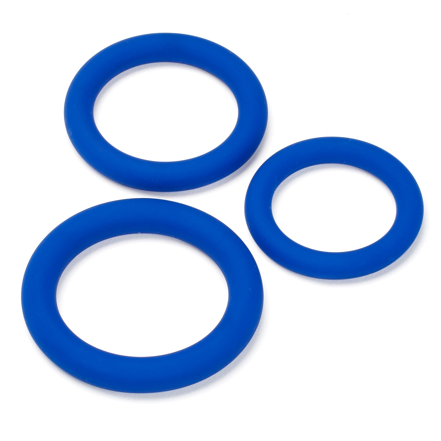 "Pro Sensual Silicone Cock Ring 3 Pack - Blue WTC85214"