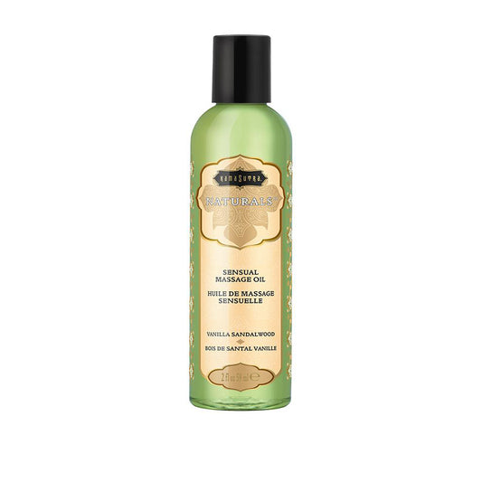 "Naturals Massage Oil - Vanilla Sandalwood - 2 Fl Oz (59 ml) KS10284"