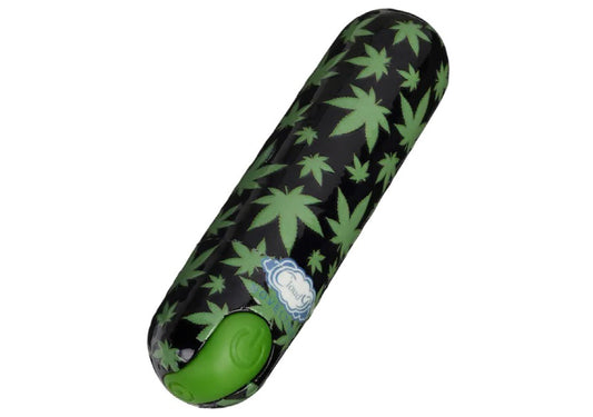 "420 Stubby Vibe Cannabis Leaf - Black/green WTC601"