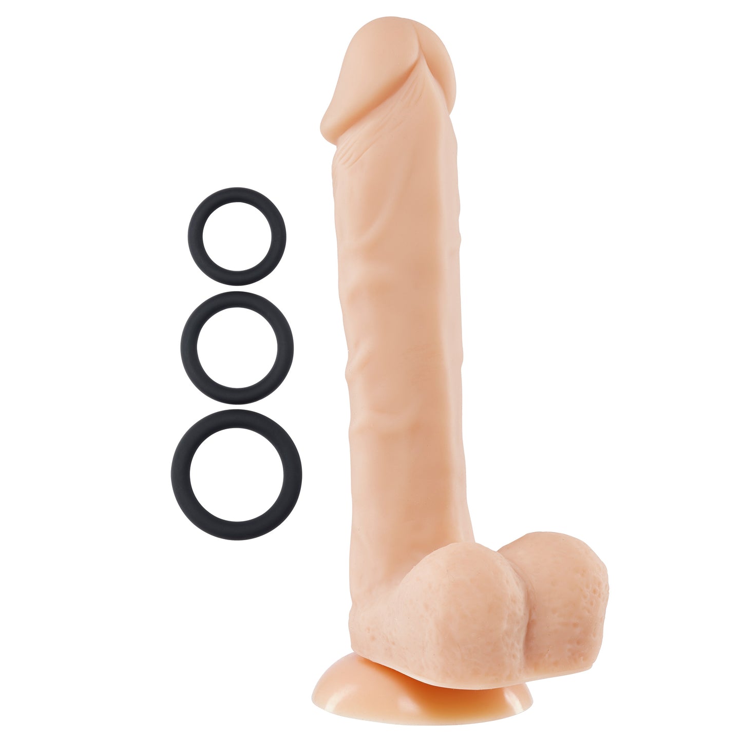 "9 Inch Silicone Pro Odorless Dong - Flesh WTC852882"