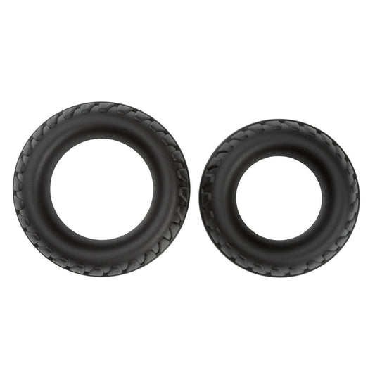 "Cloud 9 Pro Rings Liquid Silicone Tires 2 Pack - Black WTC914"