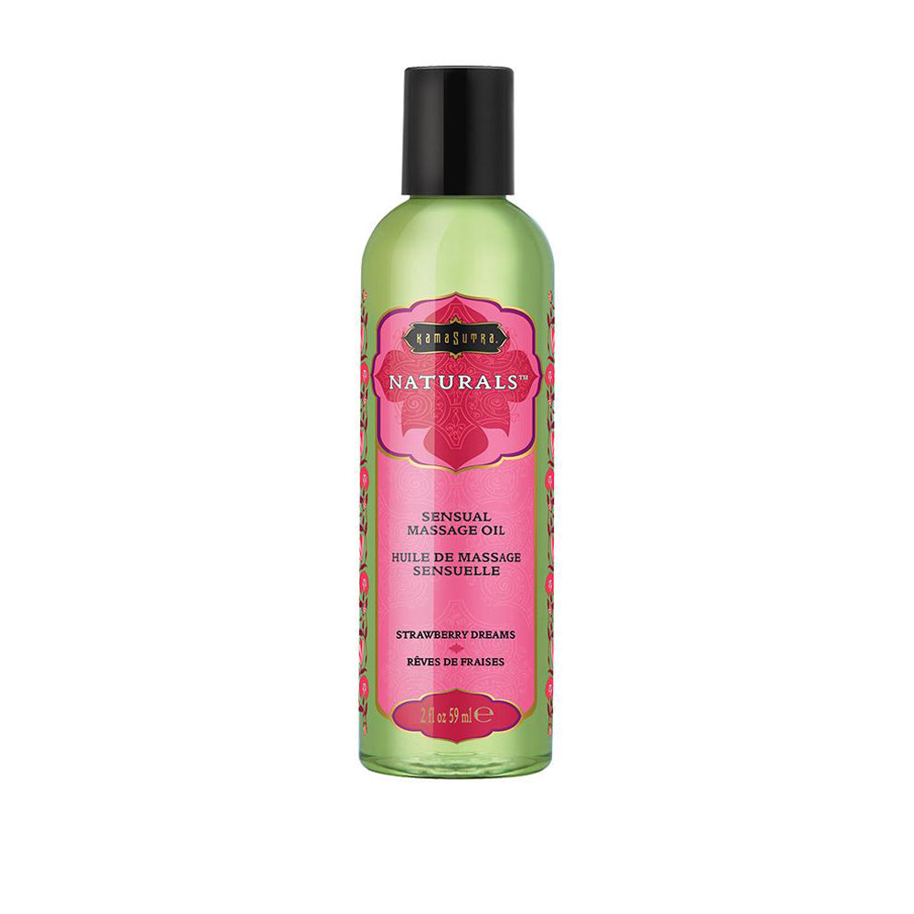 "Naturals Massage Oil - Strawberry Dreams - 2 Fl Oz (59 ml) KS10282"