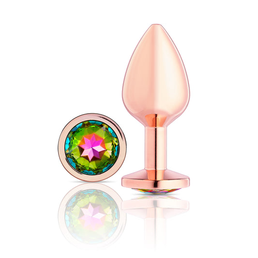 "Cloud 9 Novelties Gems Rosy Gold Anal Plug - Medium WTC301RG"