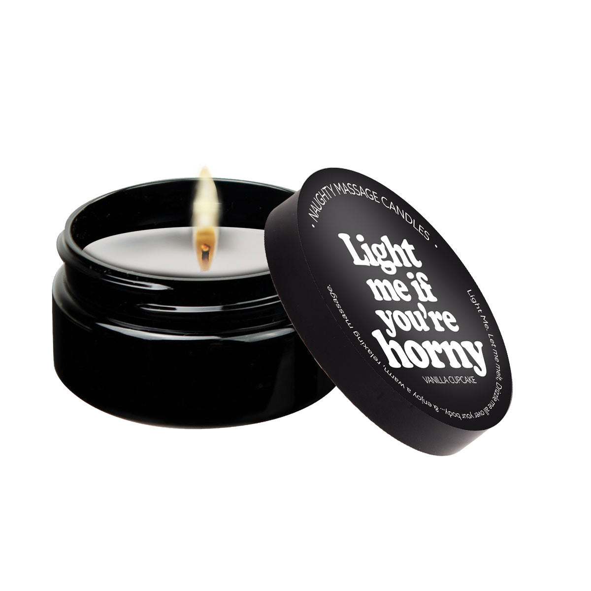 "Light Me if You're Horny - Massage Candle - 2 Oz - Vanilla KS14302"